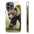 Grizzly Bear in a Field - Impact Resistant Phone Case iPhone 13 Pro Max Glossy